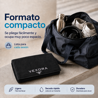 Vexora — Toalla deportiva con capucha