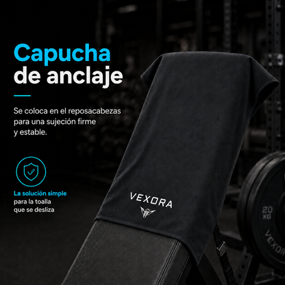 Vexora — Toalla deportiva con capucha